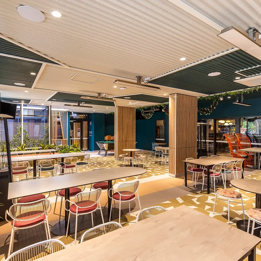 redwah interior design toongabbie sports club eatery